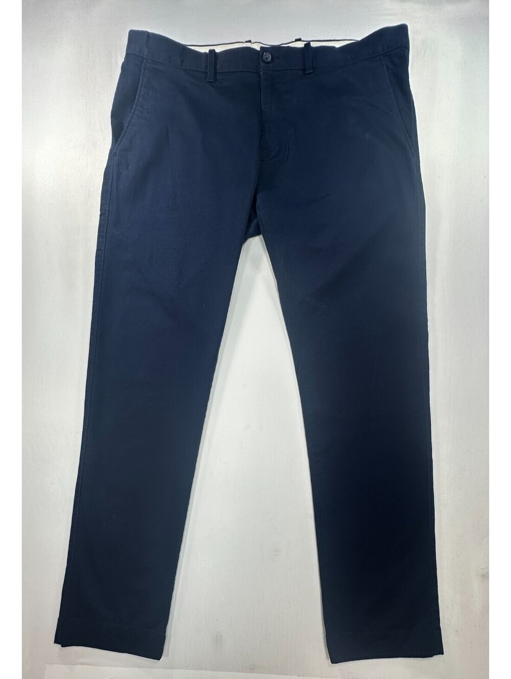 J Crew Flex Slim Fit Flat Front Chinos Blue Mens 36/32